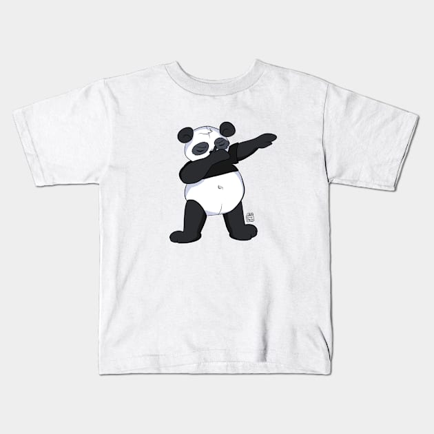 Pandab - Funny Panda Kids T-Shirt by Band of The Pand